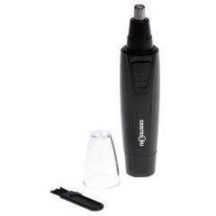 Триммер для носа и ушей CENTEK CT-2196 чёрный/хром