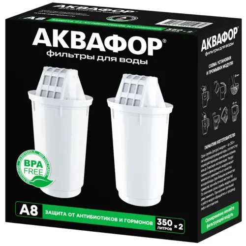 Кассета д/фильтра АКВАФОР А8 (2шт)