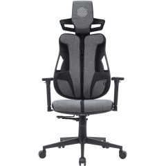 Кресло Cactus CS-CHR-DUO-GYBK серый/черный 