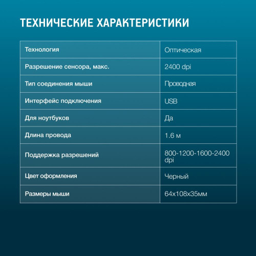 Мышь Oklick 310M черный/серый