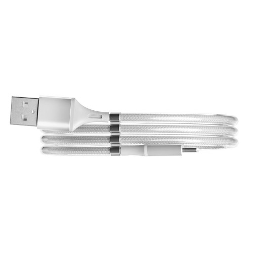 Кабель USB 2.0 A вилка - Type C 1.2 м OLMIO 2.1A MAGNET серый