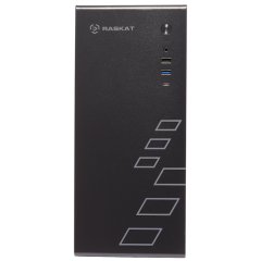 Компьютер Raskat Standart 300  i3-10100 16Gb/480Gb noOS + клав./мышь (Standart3001280330) черный