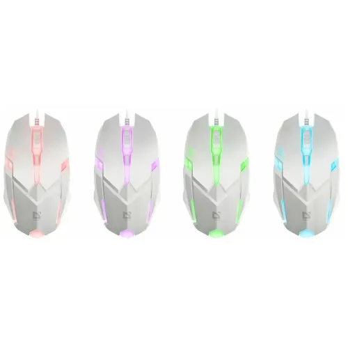 Мышь Defender Cyber MB-560L белый