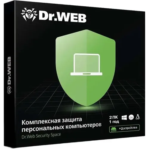 П/о Dr.Web 2 ПК/1 год Security Space (BHW-B-12M-2-A3)