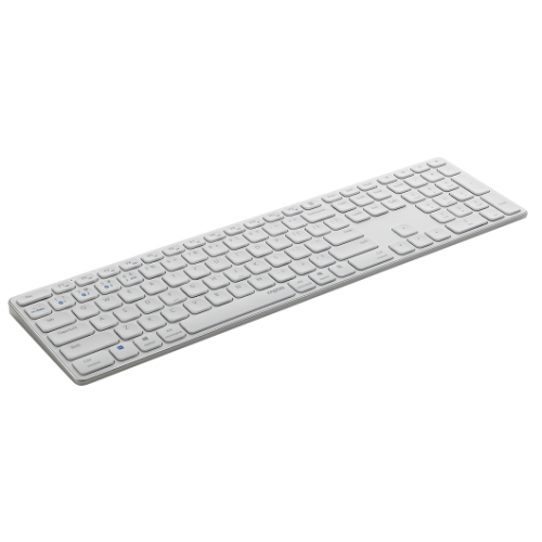 Клавиатура Rapoo E9800M DARK WHITE  белый USB беспроводная BT
