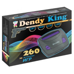 Игровая консоль DENDY King 260 игр + световой пистолет