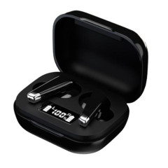 Гарнитура Bluetooth Maxvi TWS MHF-100BT сенсорные черно-серебристый