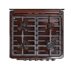 Газоэлектроплита  IDEAL L155 ГК чуг.коричневый