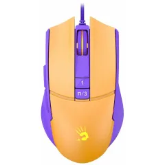 Мышь A4 Bloody L65 Max желтый/фиолетовый