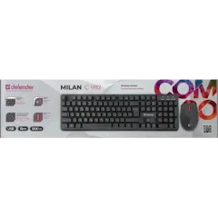 Клавиатура + мышь Defender Milan C-992 RU черный (45992) 