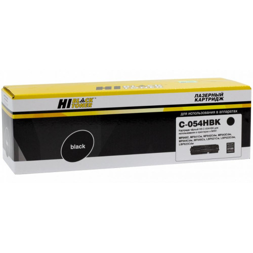 Картридж-тонер Canon 054 Hi-Black HB-№054H BK черный 3100стр.