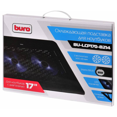 Подставка для ноутбука Buro BU-LCP170-B214 