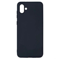 Бампер Samsung Galaxy A04 4G ZIBELINO Soft Matte с микрофиброй черный