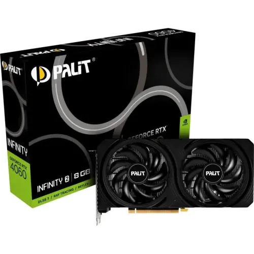 Видеокарта PALIT RTX4060 INFINITY 2 8G (NE64060019P1-1070L)