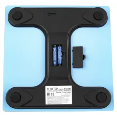 Весы напольные электронные MARTA MT-SC3600, голубой аквамарин