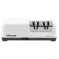 Точилка для ножей электрическая Inhouse IKSH-2401W, белая
