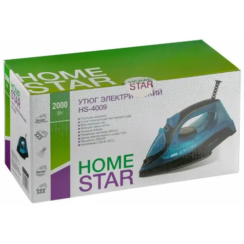 Утюг HOMESTAR HS-4009 черно-синий (105377)