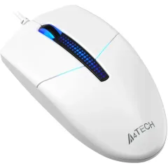 Мышь A4 N-530 USB (2but) белый