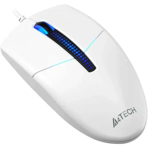 Мышь A4 N-530 USB (2but) белый