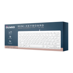 Клавиатура Olmio CK-05 белая