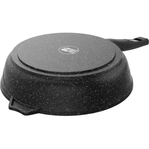 Сковорода Мечта Гранит black Induction, 26 см (026802И) съемная ручка (429641)