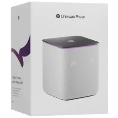Умная колонка Яндекс.Станция Миди Zigbee серая