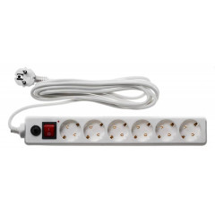 Фильтр сетевой Buro 600SH-16-3-W 3м (6 розеток) белый