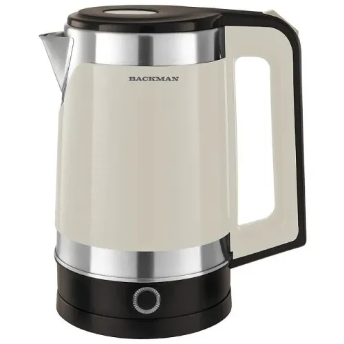 Чайник эл. BACKMAN BM-TEA 722 нерж., бежевый