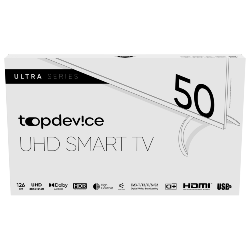 TV LCD 50" TOPDEVICE TDTV50BS06U ПРОМО