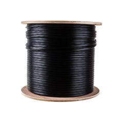 Кабель витая пара UTP Lanmaster (TWT-5EUTP-OUT-TR) кат.5е U/UTP 4X2X24AWG PE внеш. 305м черн. (уличн