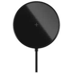 СЗУ беспроводное Olmio Magnet Charge QI Fast Charge 15W черное