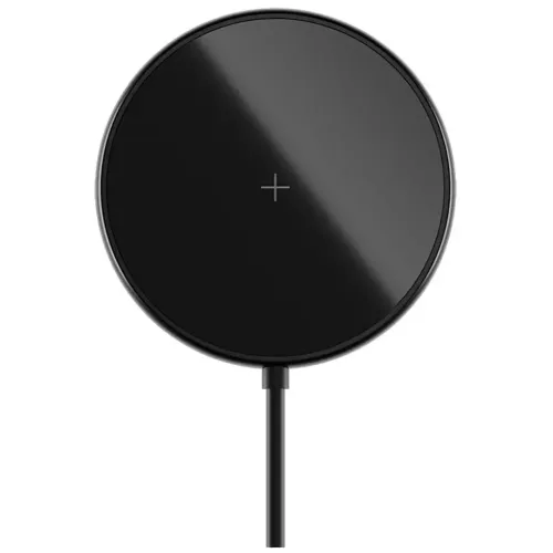 СЗУ беспроводное Olmio Magnet Charge QI Fast Charge 15W черное