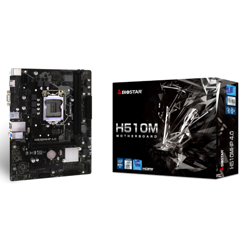 М/П SOC-1200 Biostar H510MHP 4.0 Intel H470 2xDDR4 mATX AC`97 8ch(7.1) GbLAN+VGA+HDMI