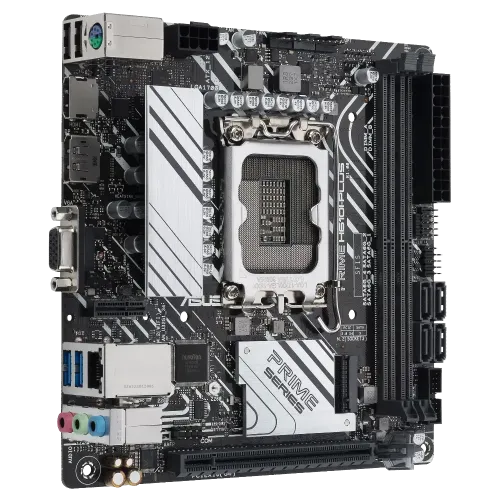 М/П SOC-1700 Asus PRIME H610I-PLUS-CSM Intel H610 2xDDR5 mini-ITX AC