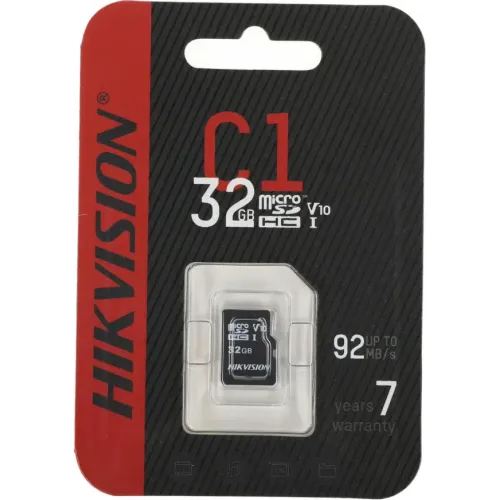 Карта micro-SD 32 GB Hikvision Class10 HS-TF-C1(STD)/32G/ZAZ01X00/OD