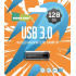 Карта USB3.0 128 GB MORE CHOICE MF128m черный
