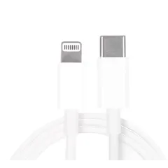 Кабель USB 3.0 Type-C Lightning 1 м ZIBELINO 20W, 3А, белый