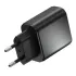СЗУ OLMIO 2.4A Smart IC + кабель Type-C двухпортовое черное