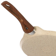 Сковорода блинная Гурман Estima ГМб241 ЭБИ, индукция, бежевая, 24 см (484653)