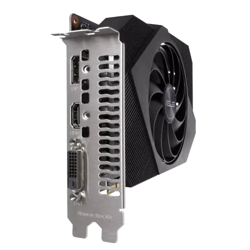 Видеокарта Asus PCI-E PH-GTX1650-O4GD6-P-V2 NV GTX1650 4096Mb 128 GDDR6 1410/12000 DVIx1/HDMIx1/DPx1
