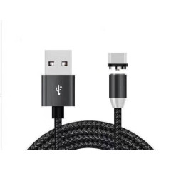 Кабель USB 2.0 A вилка - Type C 1 м ZIBELINO DC Magnetic черный
