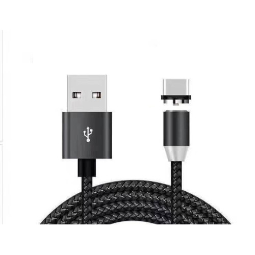 Кабель USB 2.0 A вилка - Type C 1 м ZIBELINO DC Magnetic черный