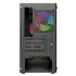 Корпус POWERCASE Mistral Micro A3B ARGB,Tempered Glass, 2x 140mm ARGB PWM+1x 120mm ARGB PWM, чёрный