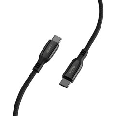 Кабель USB 3.0 Type C - Type C 1,2 м TFN, TFN-C-BLZ-C C1M-BK черный