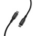 Кабель USB 3.0 Type C - Type C 1,2 м TFN, TFN-C-BLZ-C C1M-BK черный