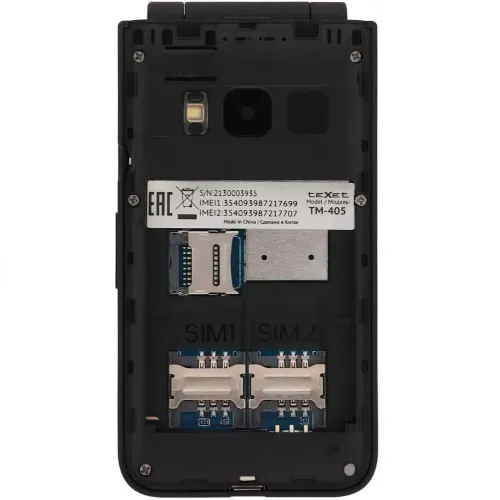 Сотовый телефон TEXET TM-405 черный