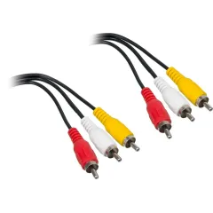 Кабель 3 RCA - 3 RCA 1 м Ningbo JAAC027-1