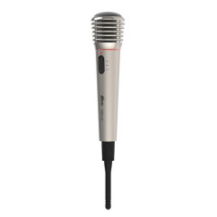 Микрофон вокальный Ritmix RWM-100 (радио,3м титан)