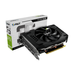 Видеокарта Palit PCI-E 4.0 PA-RTX3060 STORMX 8GB NV RTX3060 8192Mb 128 GDDR6 1320/15000/HDMIx1/DPx3/ NE63060019P1-190AF