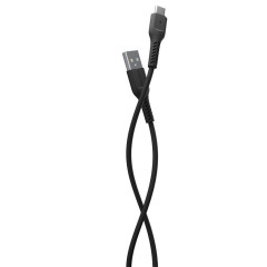Кабель USB 2.0 A вилка - Type C 1 м More choice K16a (Black)